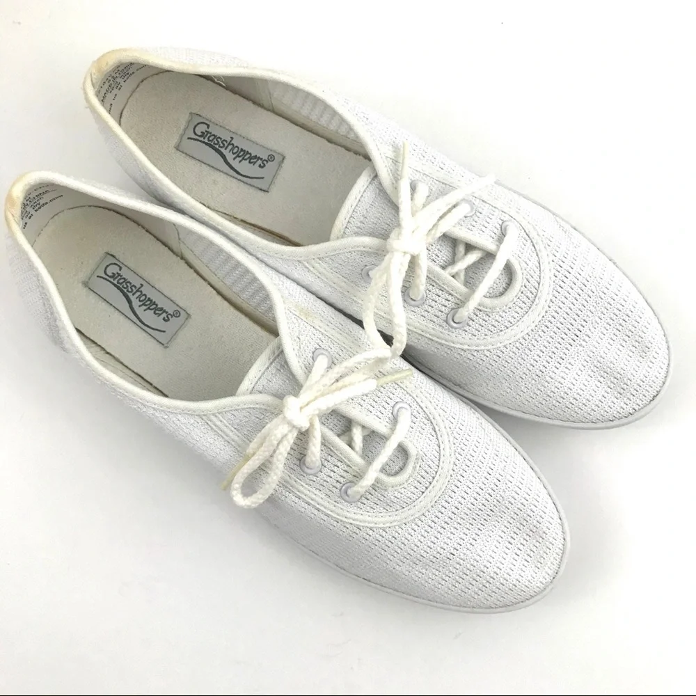 Keds Lace Up White Shoes size 9.5